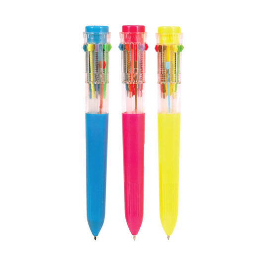 Executive Pen with Ten Colors Retro Style