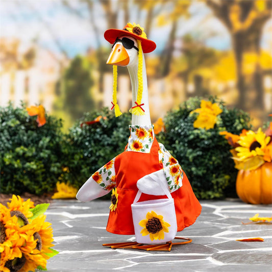 Porch Goose Outfit - Sunflower Dress