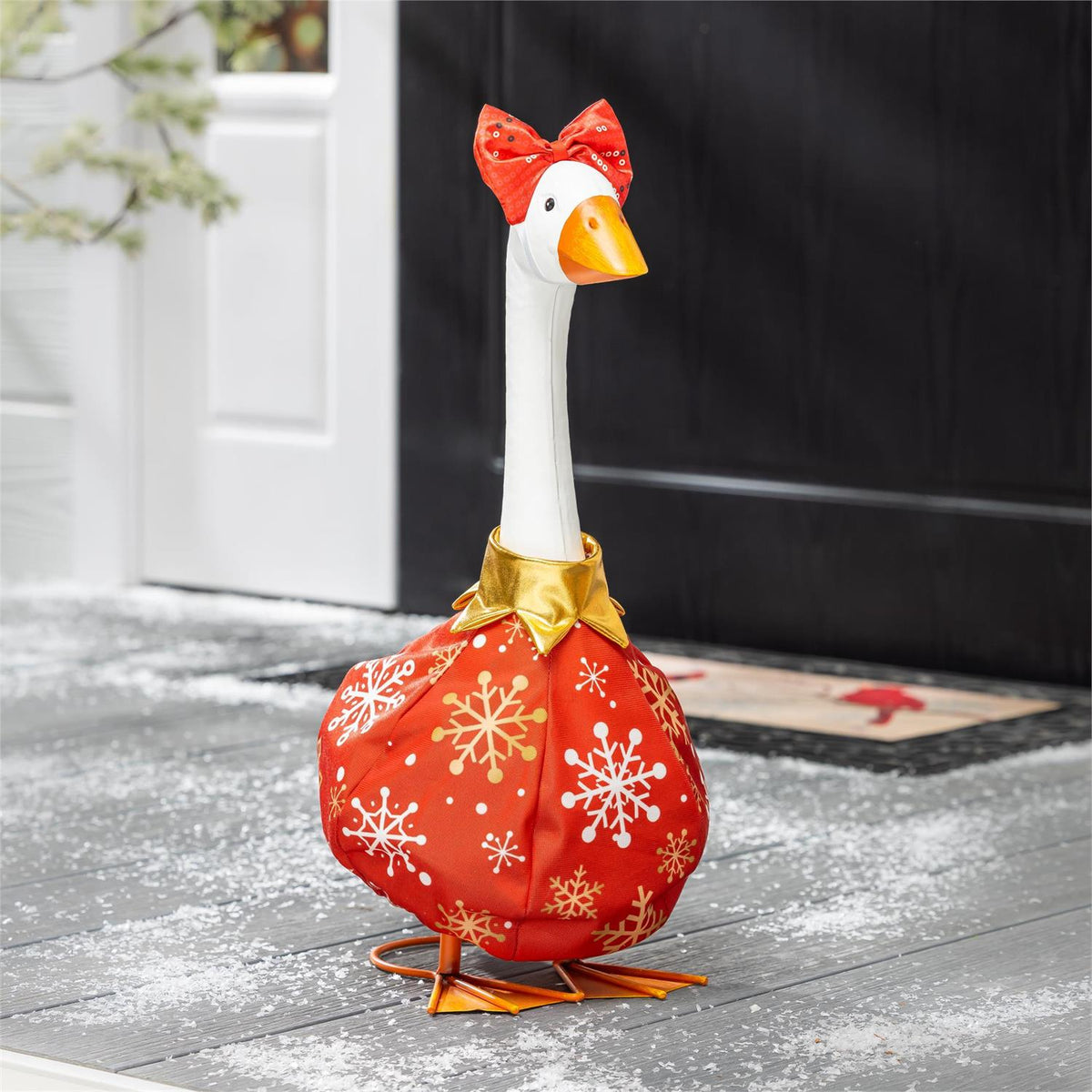 Porch Goose Outfit - Christmas Ornament