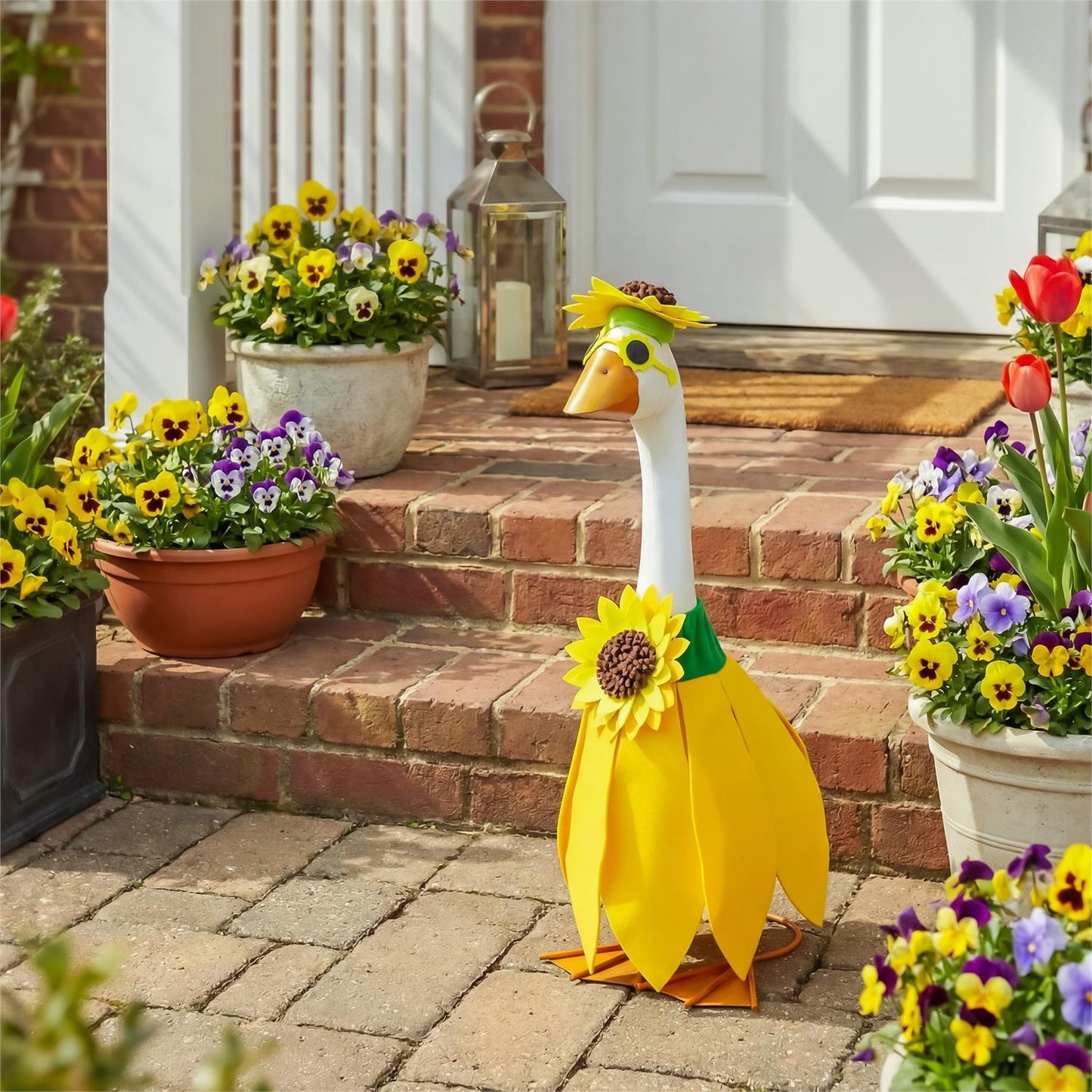 Porch Goose Outfit - Sunflowers