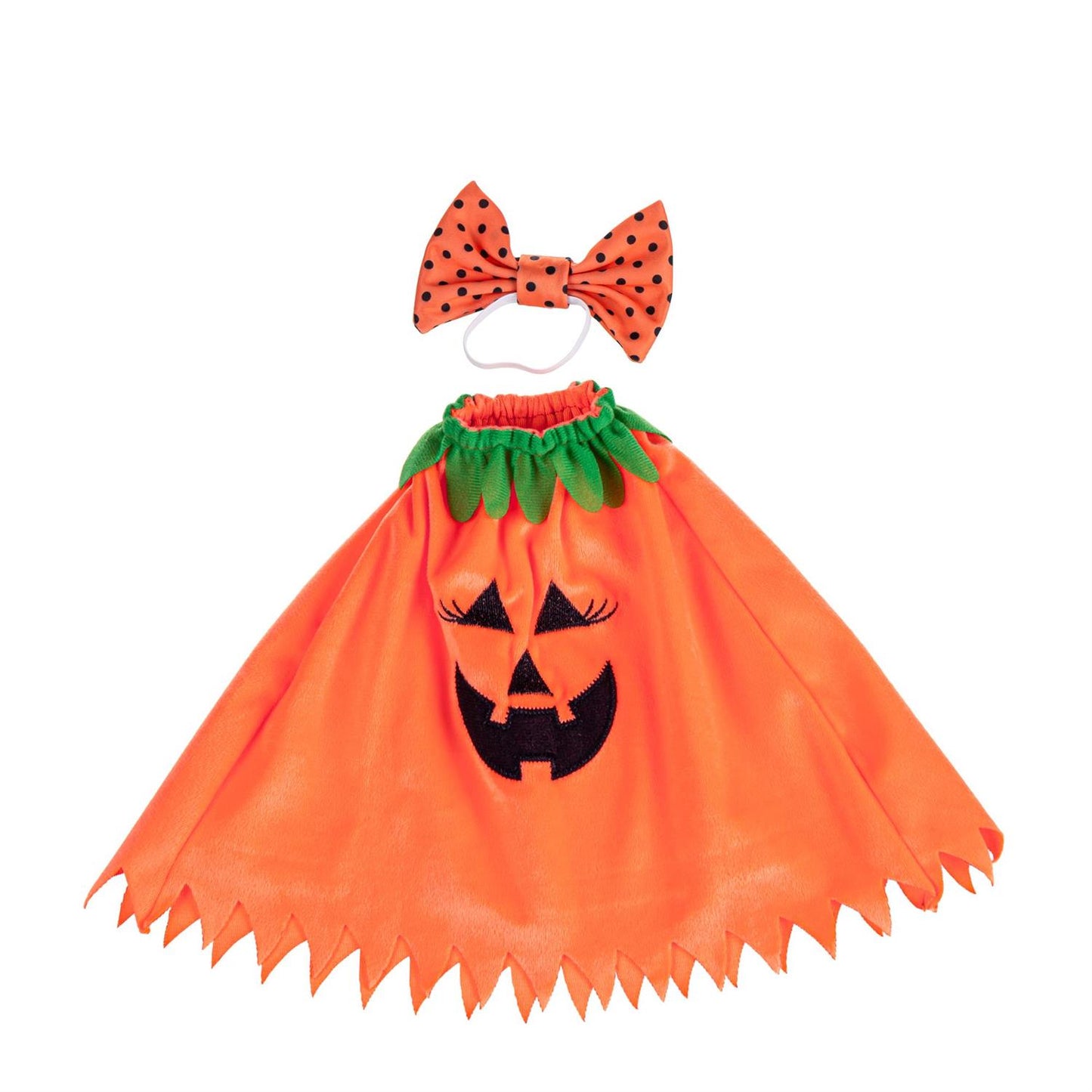 Porch Goose Outfit - Pumpkin Poncho