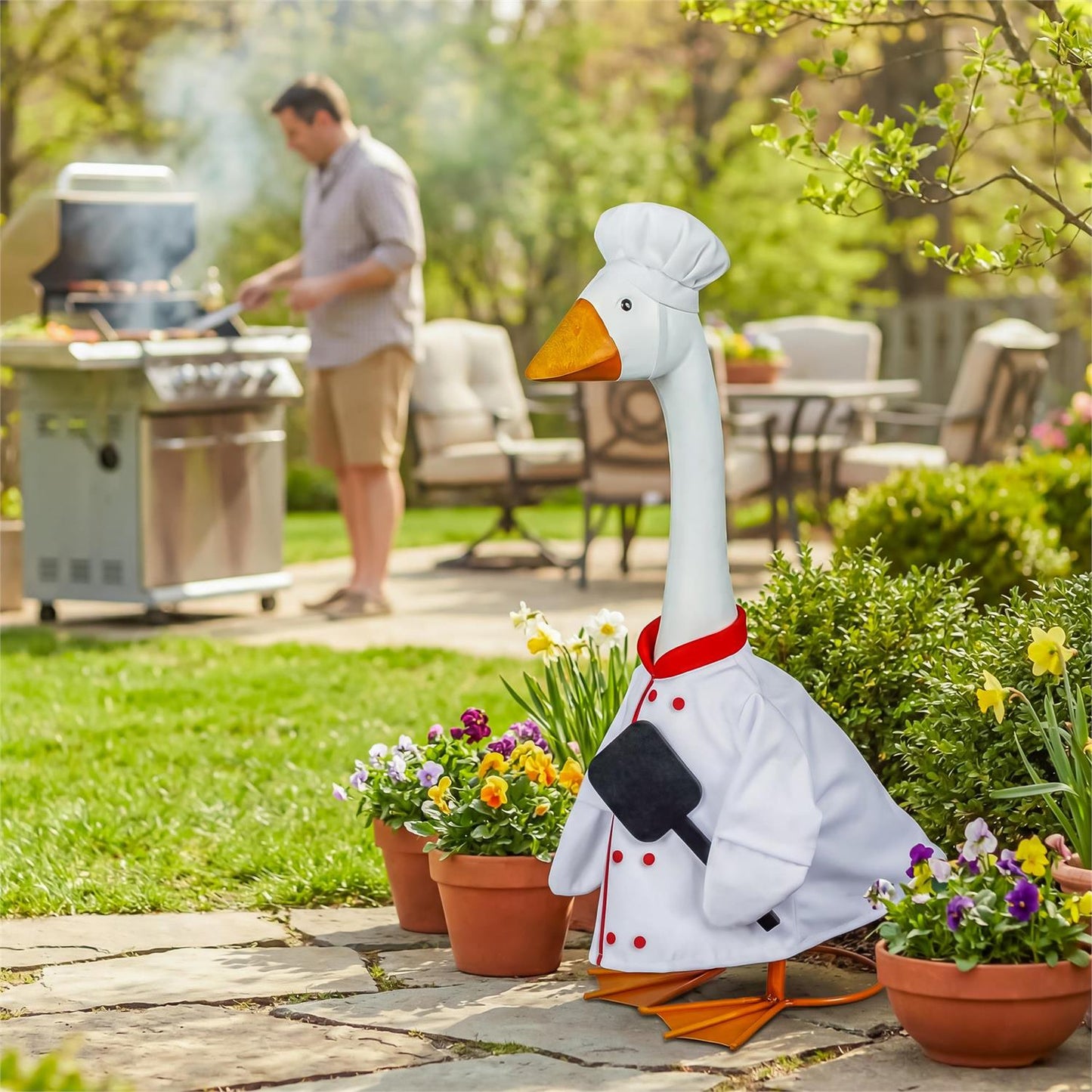 Porch Goose Outfit - Chef