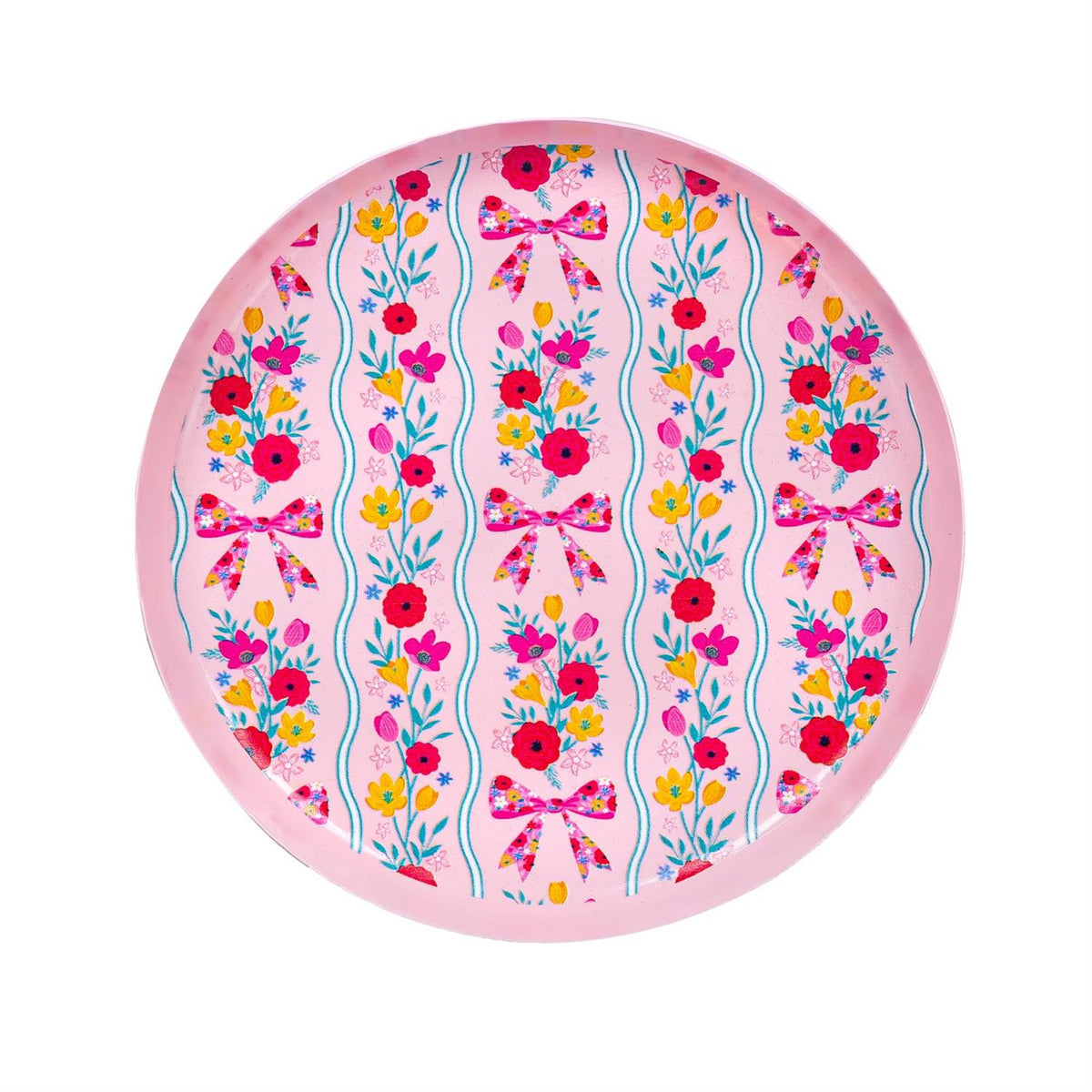 Bursting Blossoms Bows Trinket Dish
