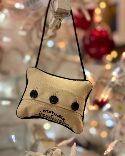 TCU Mini Pillow Ornament