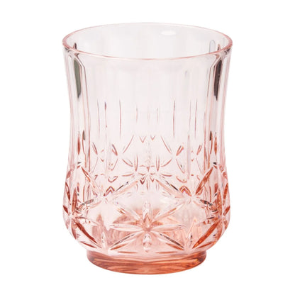 Traditional Classic Blush Pink Tumblers, Wine and Cocktail Glasses & Pitcher