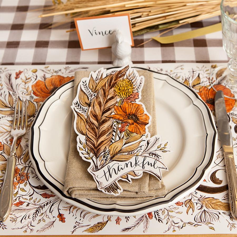 Feather Fall Table Accents