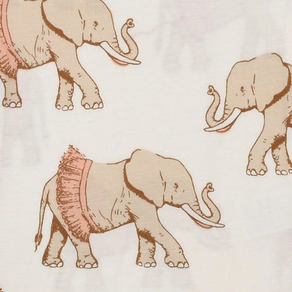 Tutu Elephant Bamboo Zipper Pajama