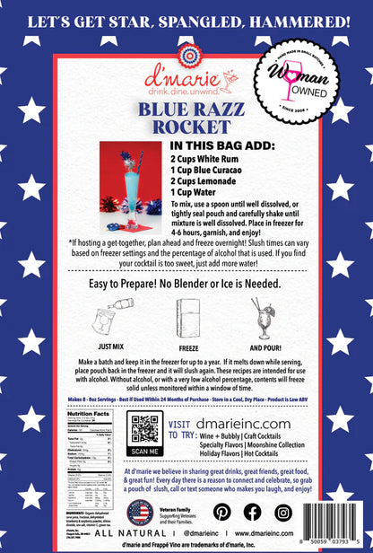 Blue Razz Rocket Coktail Mix