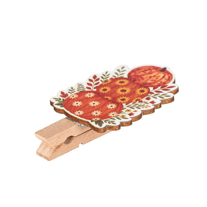 Set Of Three Wood Bag Clips