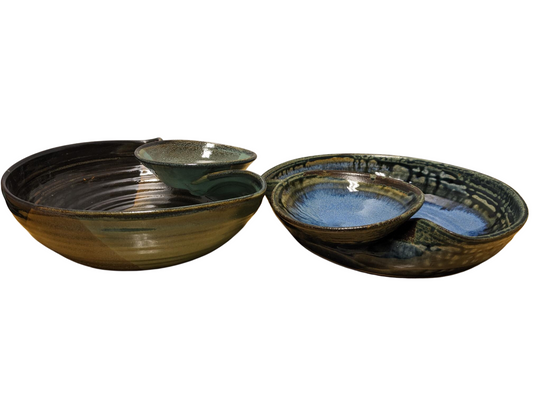 Holman Pottery Chip 'N Dip Bowl