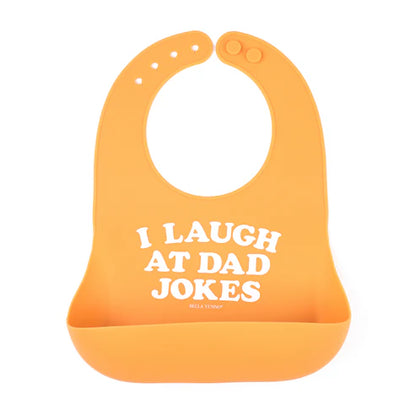 I Laugh at Dad Jokes Wonder Bib