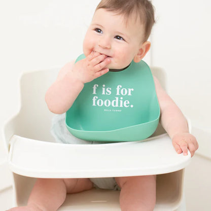 F for Foodie Wonder Bib