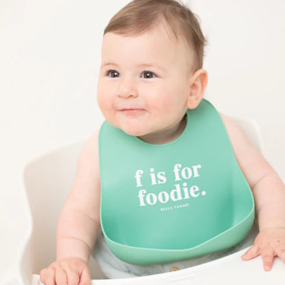 F for Foodie Wonder Bib