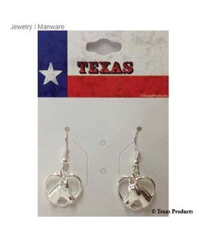 Horse and Heart Texas Earings