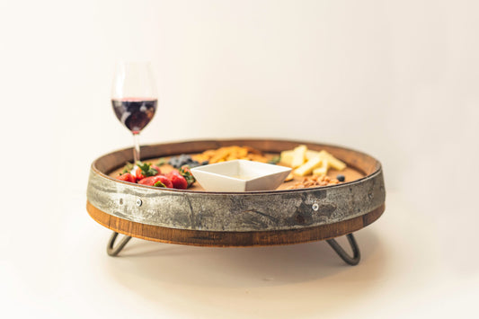 Wine Head Tray - Steel Hairpin Risers - Stamped