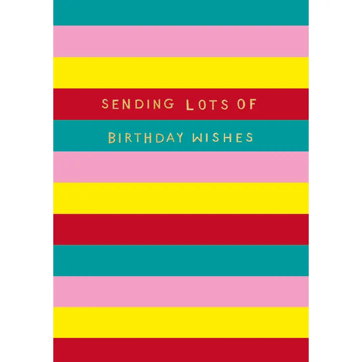 Sending Birthday Wishes Greeting Card