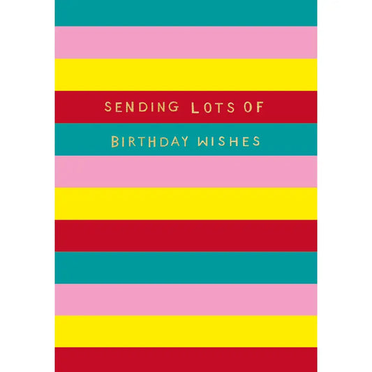 Sending Birthday Wishes Greeting Card