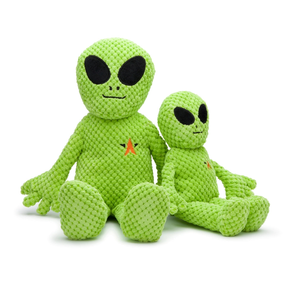 Alien Floppy Plush Dog Toy - Small & Large