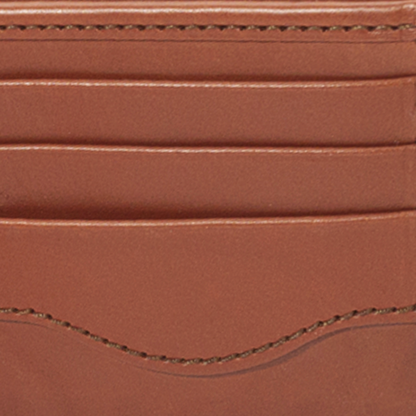 Leather Bifold Wallet - Chestnut