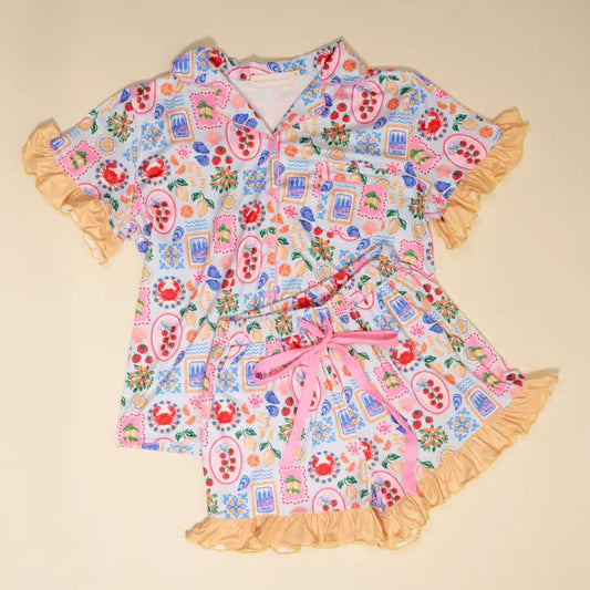 Caio Bella Slumber Party Pajama Shorts Set