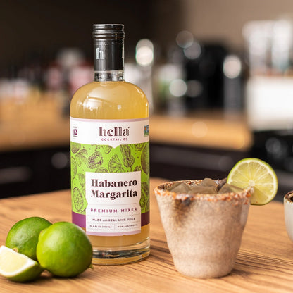 Hella Cocktail Habanero Margarita Premium Mixer - 750 Ml