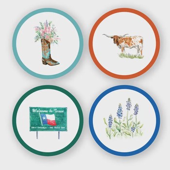 Life Well Lone Starred Coaster - Set of 4