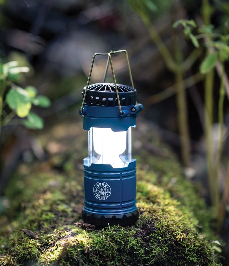 Bunk House Firefly Rechargeable Lantern Light with Fan