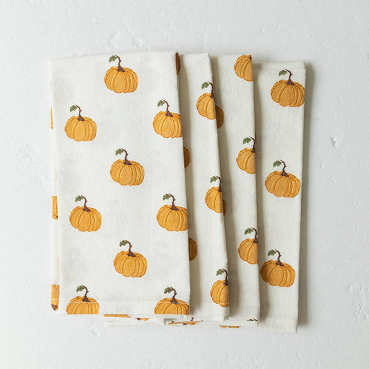 Pumpkin Napkins - Set of 4