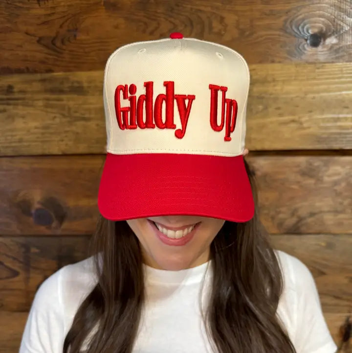 Giddy Up Embroidered Trucker Hat