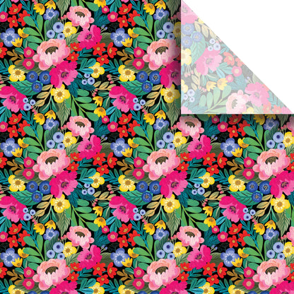 Floral Burst Printed Tissue