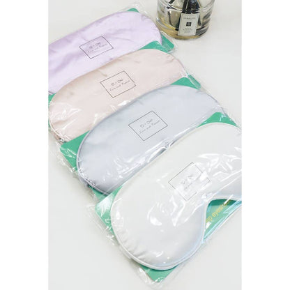 Solid Silk & Satin Eye Mask