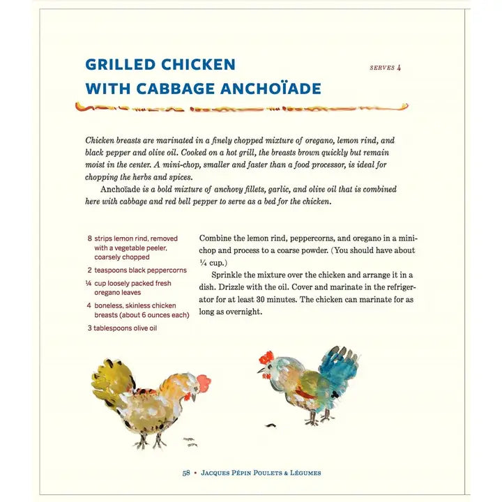 Jacques Pépin Poulets & Légumes