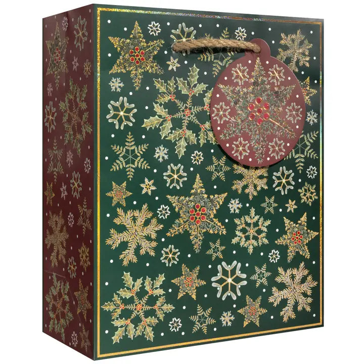 Forest Snowflakes Gift Bag
