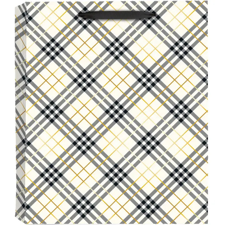 Luxe Lodge-Plaid Gift Bag