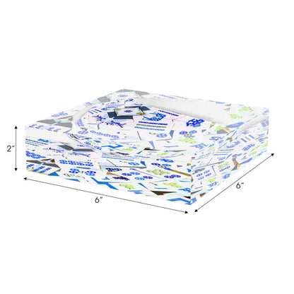 Mahjong Abstract Blues Candy Catchall Dish