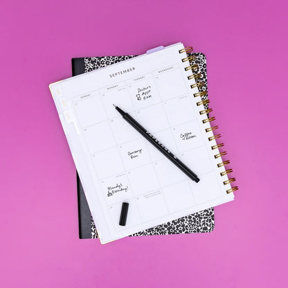 12 Pack Felt Tip Fine Line Marker Pens with Case