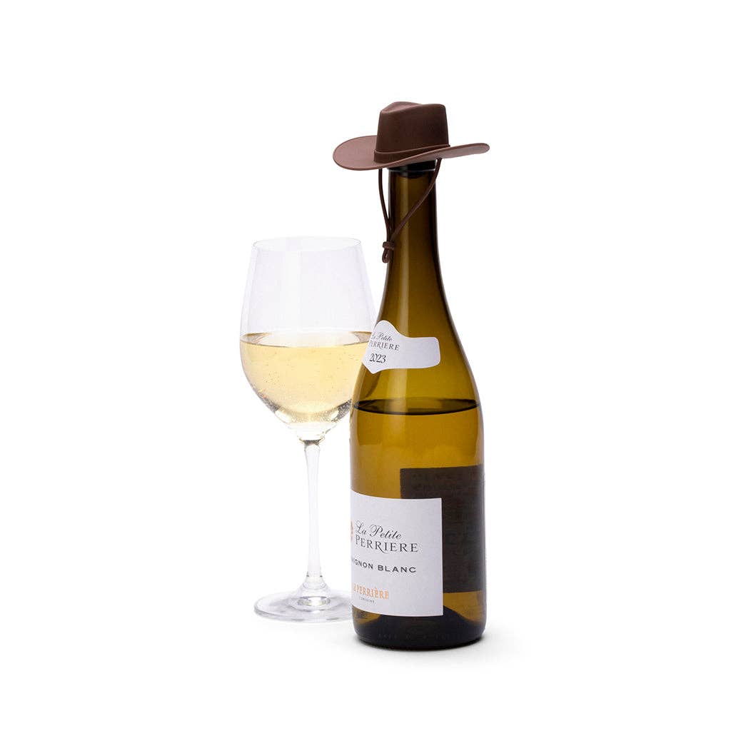 Cowboy Hat Wine Bottle Stoppers - 2 Pack