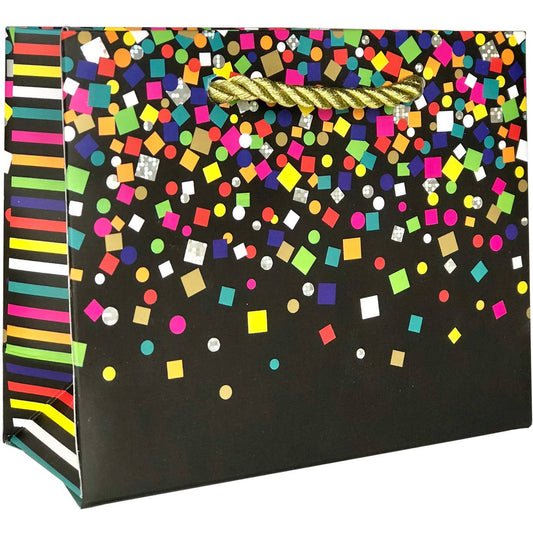 Party Popper Black Tiny Tote