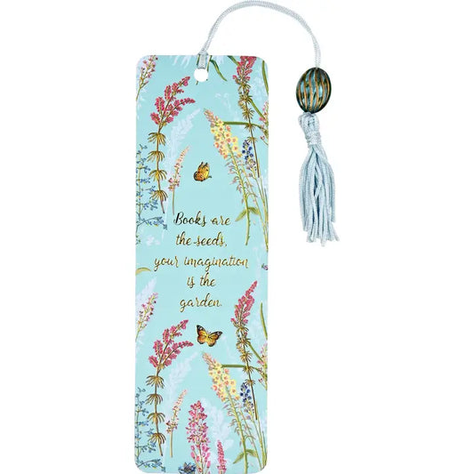 Blooms & Butterflies Beaded Bookmark