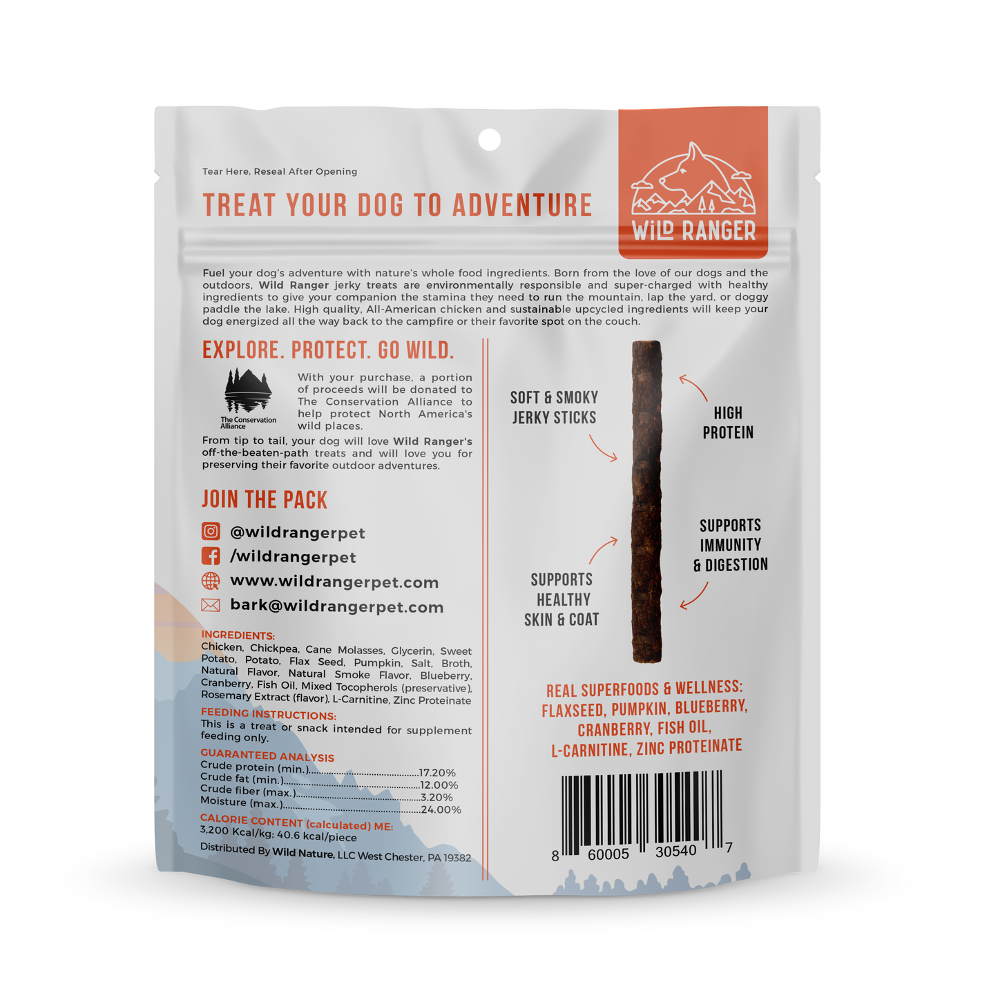 Wild Ranger Chicken Jerky Dog Treats