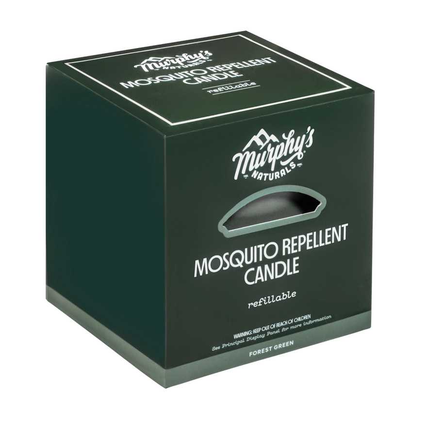 Murphy's Naturals Forest Green Refillable Mosquito Repellent Candle