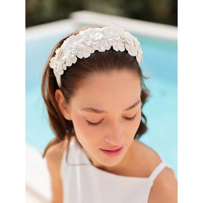 Ivory Flora Headband