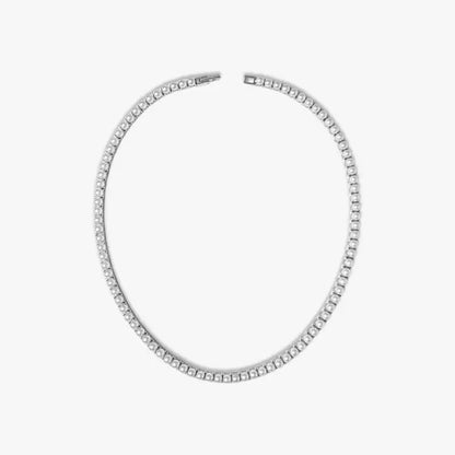 Marrin Costello Blair Necklace 4mm - Pearl - Silver