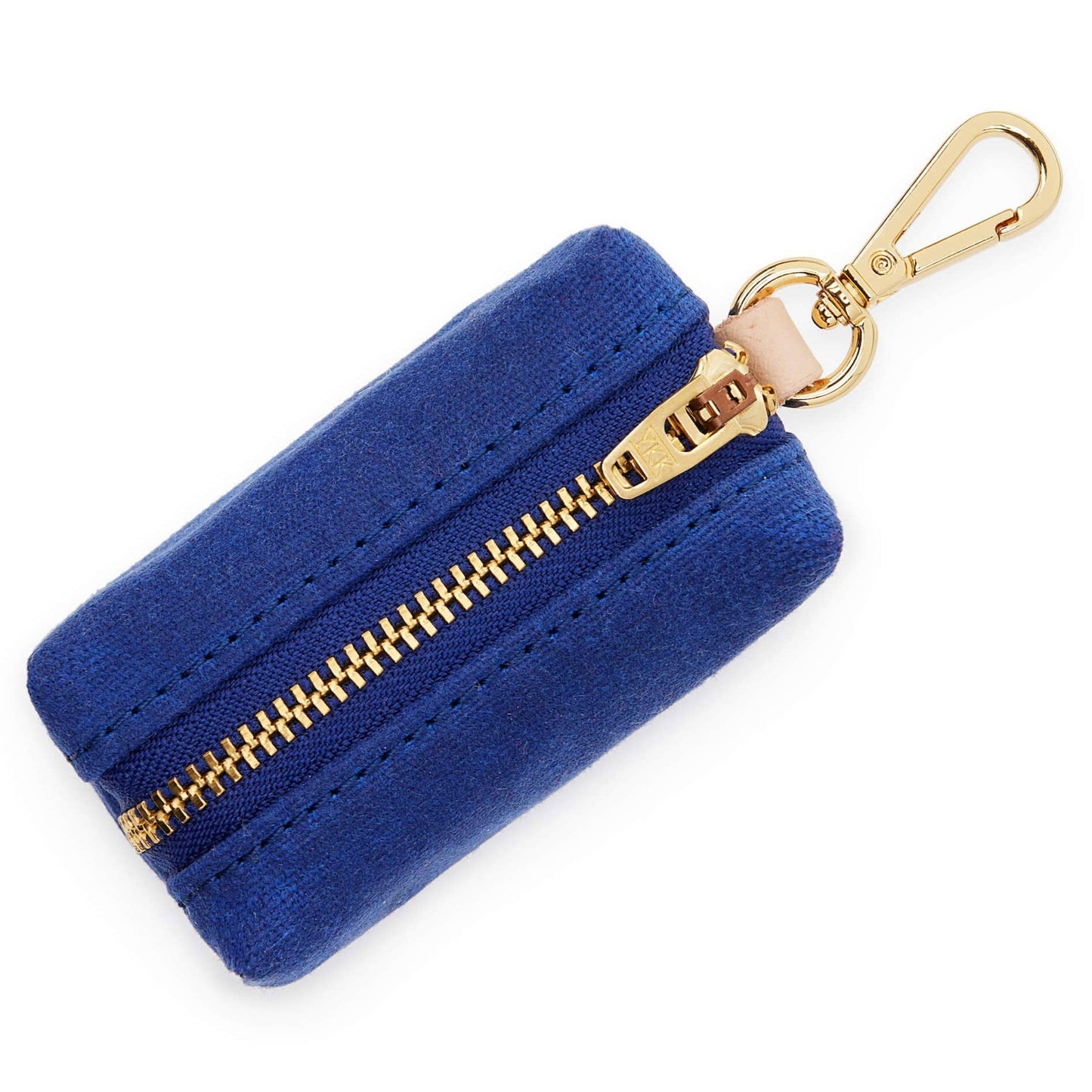 The Foggy Dog Ocean Waxed Canvas Poop Bag Dispenser In Navy