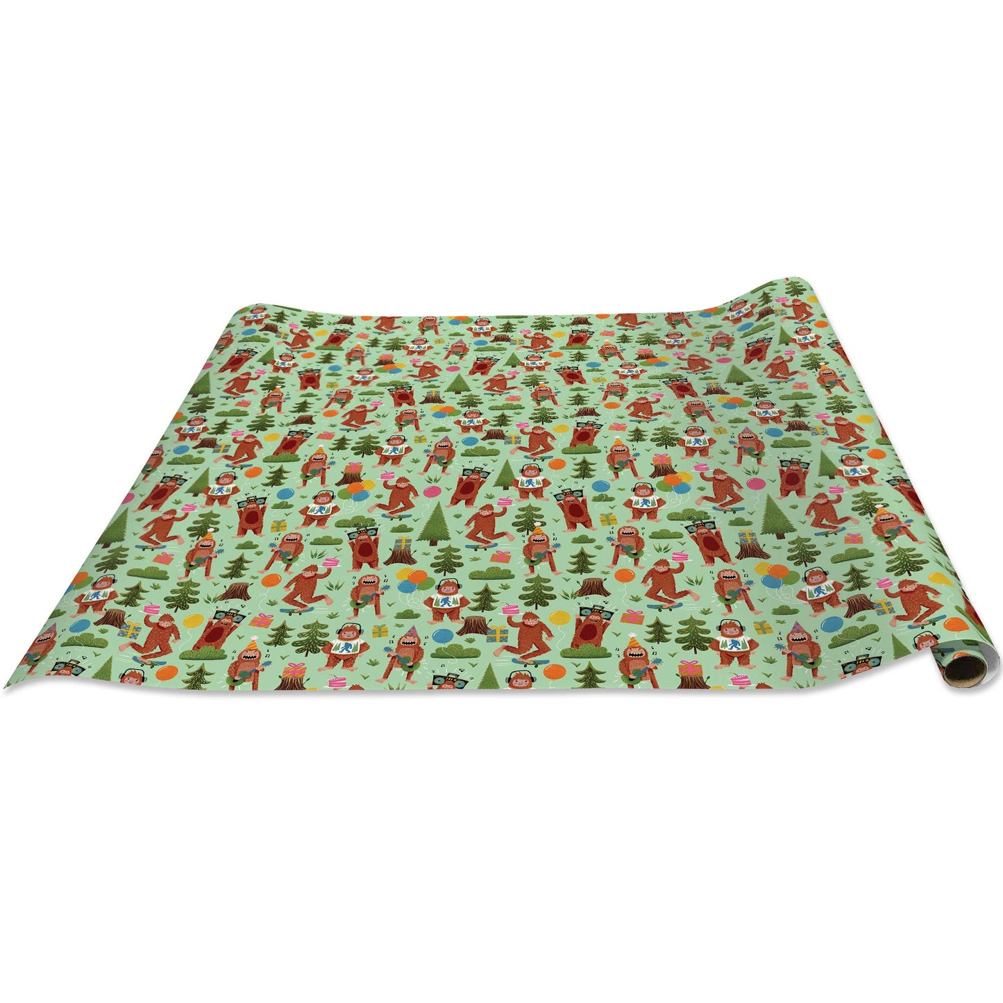 Bigfoot Party Gift Wrap Roll