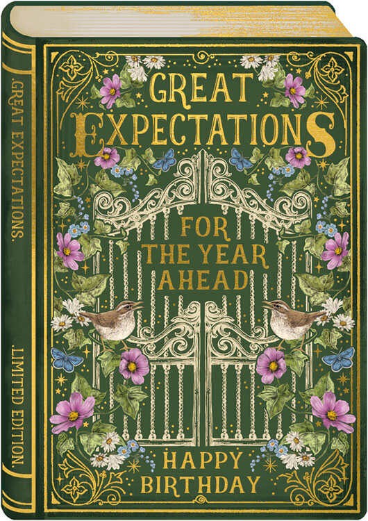 Great Expectations Happy Birthday Card