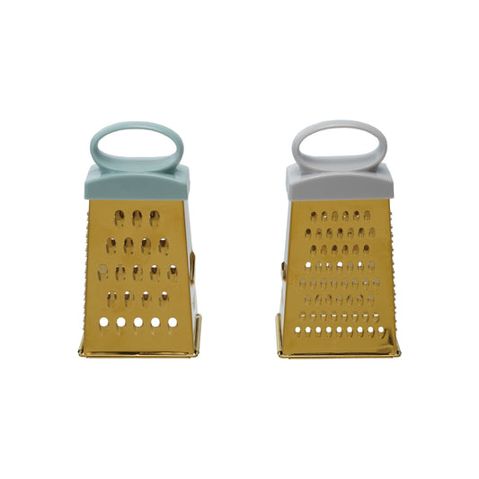Creative Co-Op Stainless Steel 4-Sided Grater