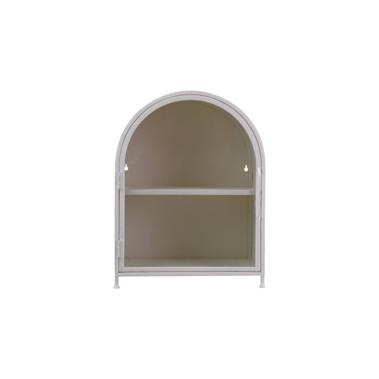 Metal Wall Cabinet with Shelf & Glass Door