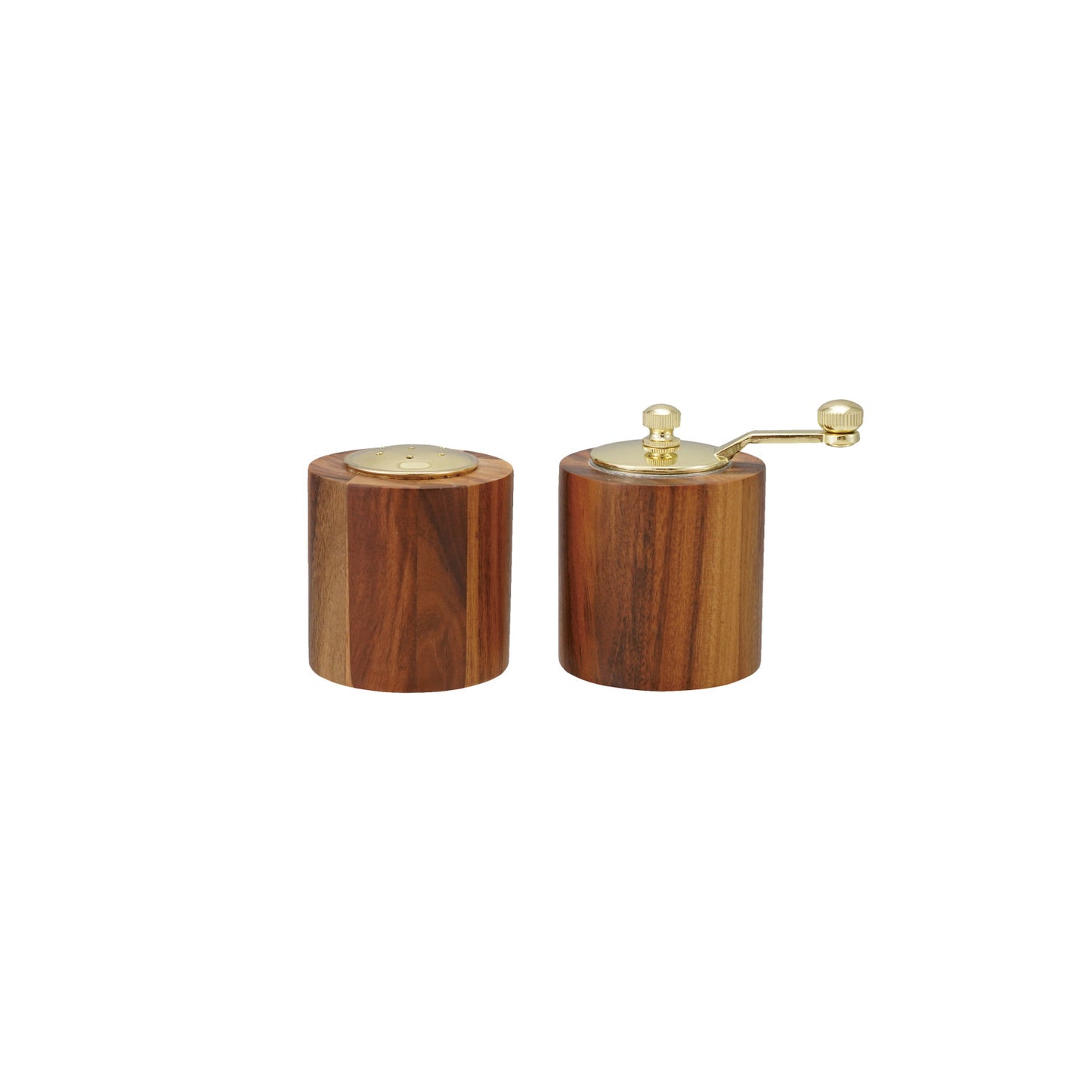 Acacia Wood Salt Shaker & Pepper Mill Set