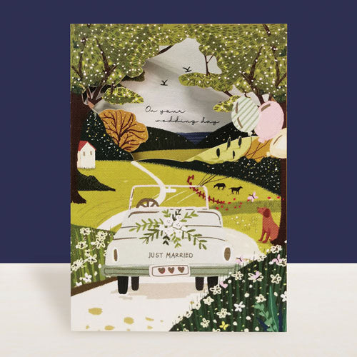 Just Married Wedding Card